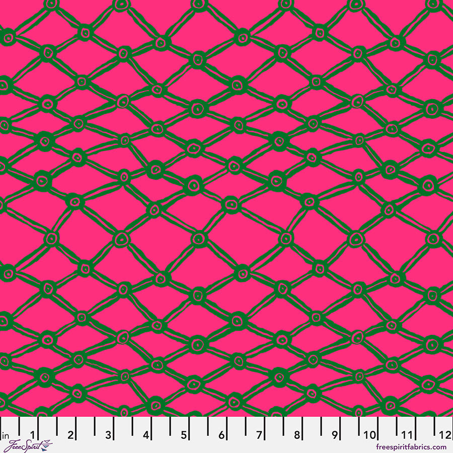 Nets PINK by Brandon Mably for Kaffe Fassett Collective Sold by the Half Yard