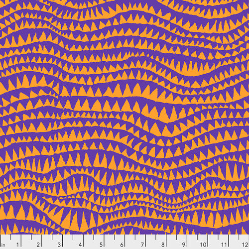 Shark's Teeth CARNIVAL Orange Brandon Mably Kaffe Fassett Collective
