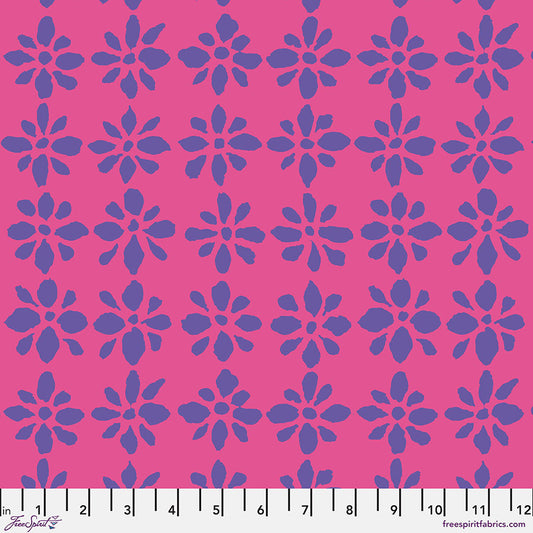 Snow Flower PINK Brandon Mably Kaffe Fassett Collective Sold by the Half Yard