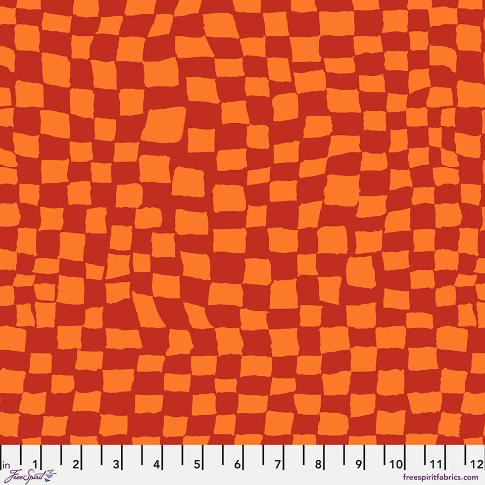 Gameboard RED August 2024 Brandon Mably Kaffe Fassett Collective Sold by the Half Yard