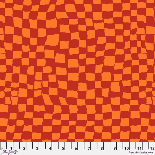 Gameboard RED August 2024 Brandon Mably Kaffe Fassett Collective Sold by the Half Yard