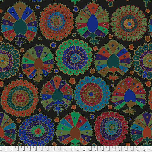Turkish Delight BLACK Kaffe Fassett Collective Sold by the Half Yard