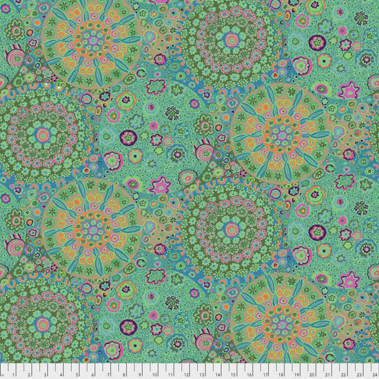Millefiore Jade Green Kaffe Fassett Collective Sold by the Half Yard