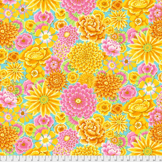 Enchanted YELLOW Kaffe Fassett Collective Sold by the Half Yard
