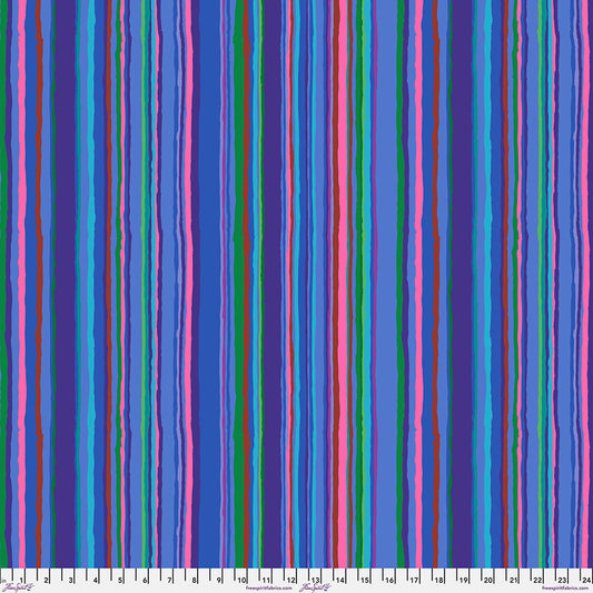 Echo Stripe BLUE Kaffe Fassett Collective Sold by the Half Yard