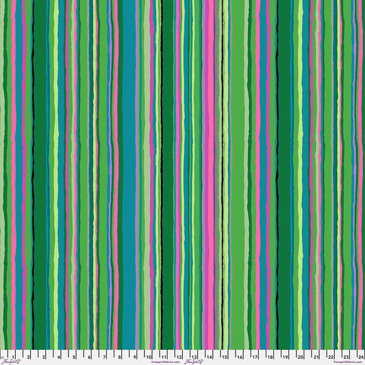 Echo Stripe GREEN Kaffe Fassett Collective Sold by the Half Yard