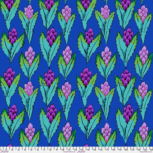 Hyacinth BLUE Kaffe Fassett Collective Sold by the Half Yard