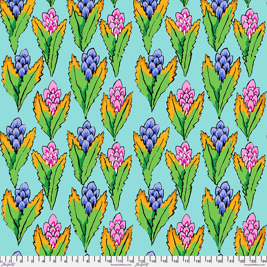Hyacinth DUCK EGG Kaffe Fassett Collective Sold by the Half Yard