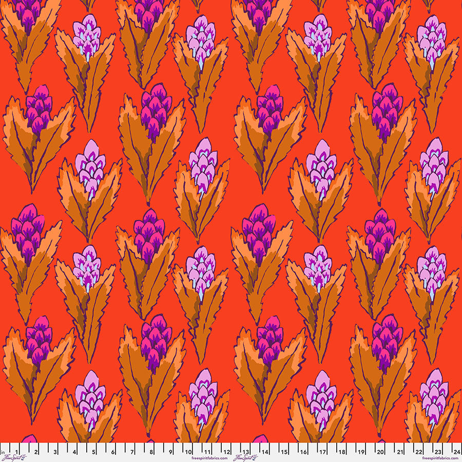 Hyacinth RED Kaffe Fassett Collective Sold by the Half Yard