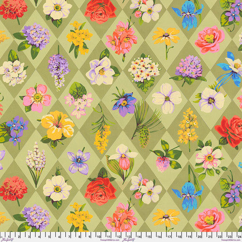 State Flowers SAGE by Martha Negley Sold by the Half Yard