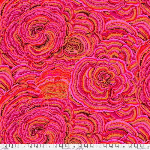 Tree Fungi PINK (Red) Philip Jacobs Kaffe Fassett Collective Sold by the Half Yard