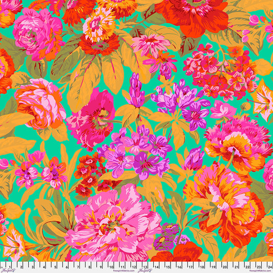 Voluptuous GREEN Kaffe Fassett Collective Sold by the Half Yard