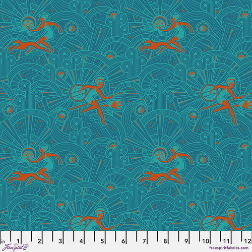 Powerhouse Mythical by Stacy Peterson for Free Spirit Sold by the Half Yard