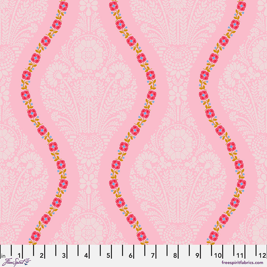 Market Days BEJEWELED Pink by Stacy Peterson for Free Spirit Fabrics Sold by the Half Yard