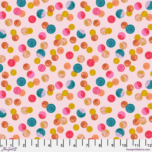 Market Days THRIFTY Pink by Stacy Peterson for Free Spirit Fabrics Sold by the Half Yard