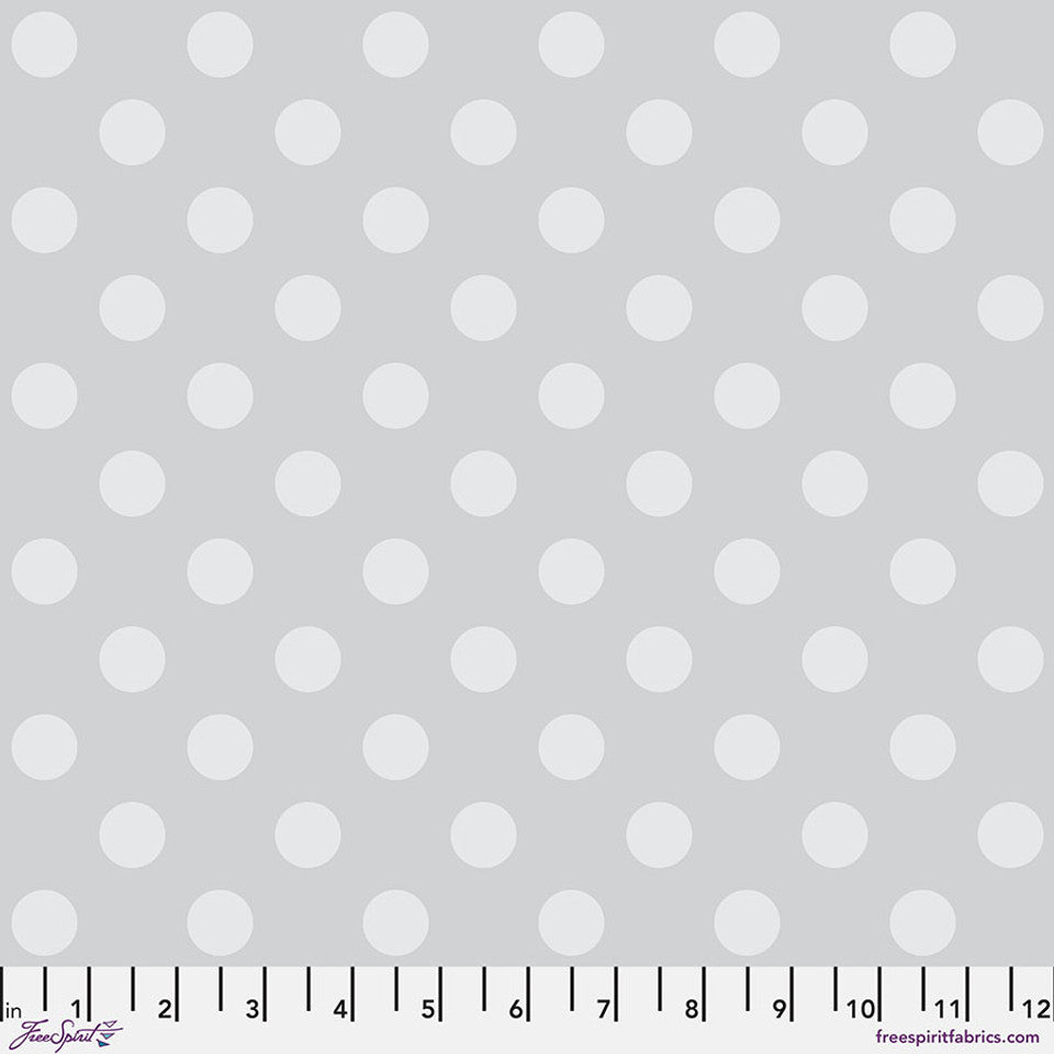 POM POM FOG GRAYWORK True Colors by Tula Pink Sold by the Half Yard