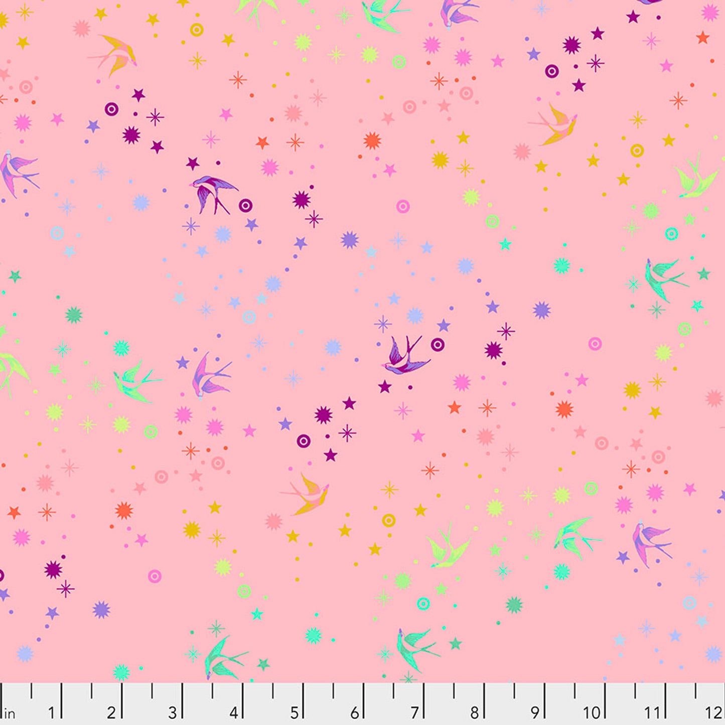 Tula's True Colors Fairy Dust BLUSH PINK by Tula Pink Fabric