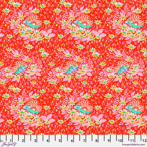 WHOS YOUR DANDY RED by Tula Pink Fabric