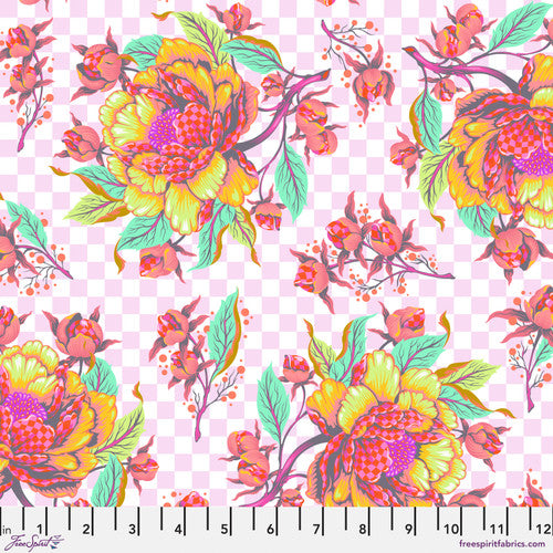 Peony for Your Thoughts Lunar Pink UNTAMED Tula Pink