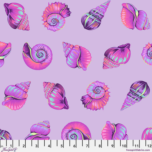 Lil Shelly ULTRAVIOLET Floral Reef by Tula Pink Sold by the Half Yard