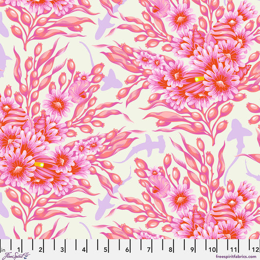 Shadow Sharks DELPHINE Floral Reef by Tula Pink Sold by the Half Yard