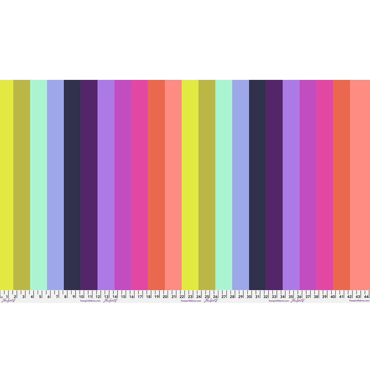 Smooth Sailing DEEP DIVE Rainbow Floral Reef by Tula Pink Sold by the Half Yard