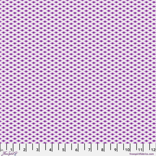 Lighthouse Windows ULTRAVIOLET Floral Reef by Tula Pink Sold by the Half Yard