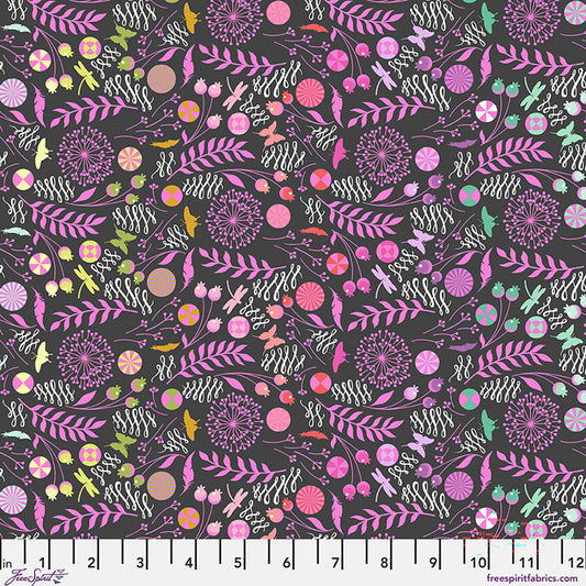Tula Pink Dandelion Licorice Free Spirit