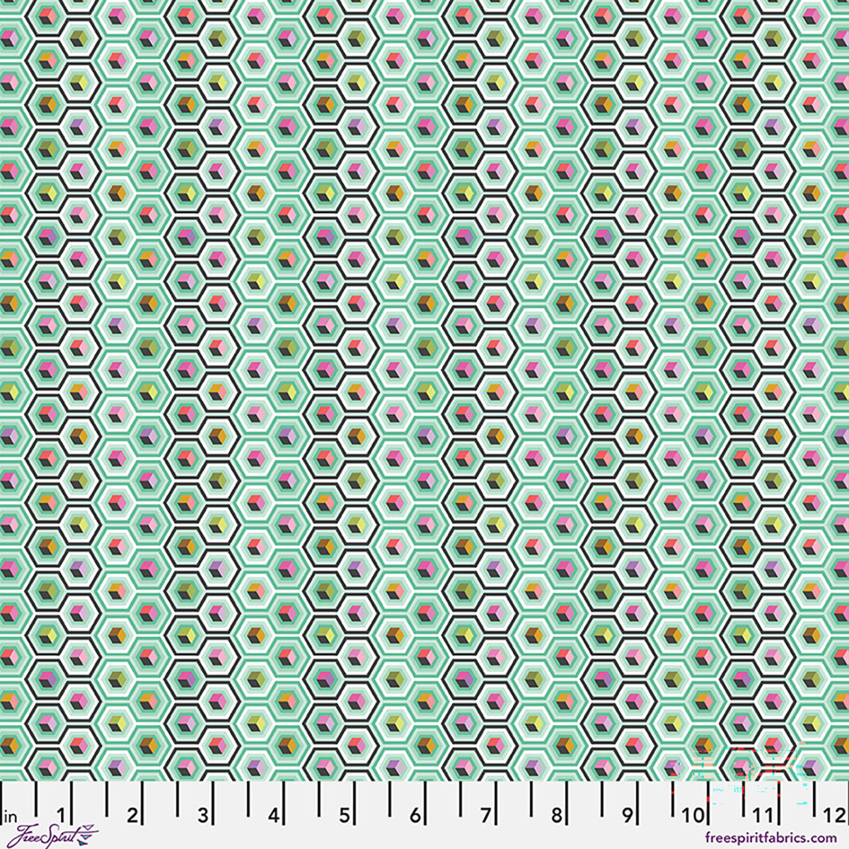 Tula Pink Hex Box Sweetmint Free Spirit