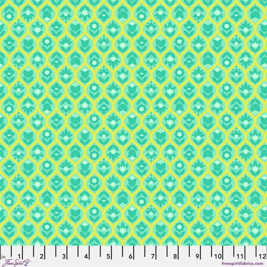 PWTP288.APPLE Tula Pink Beg Your Garden Apple Legendary Free Spirit Cotton Fabric