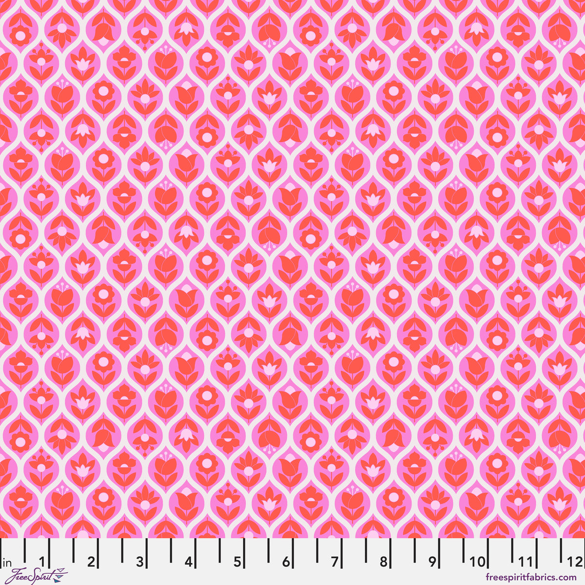 PWTP288.WILDORCHID Tula Pink Beg Your Garden Wildorchid Legendary Free Spirit Cotton Fabric