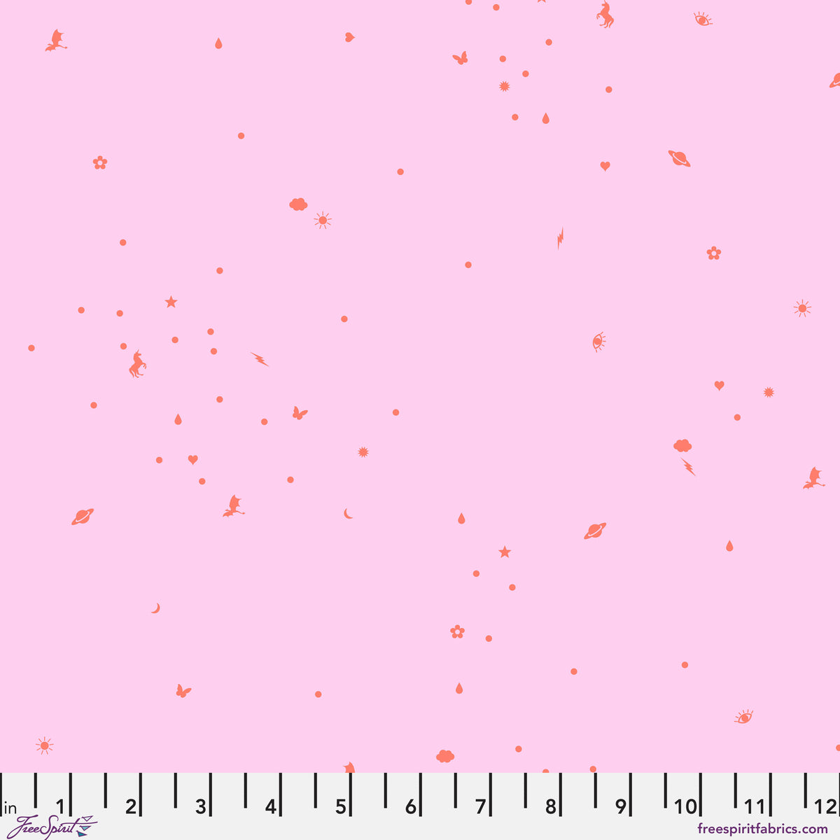 PWTP289.CANDY Tula Pink Charmed Candy Legendary Free Spirit Cotton Fabric