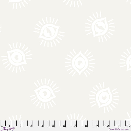 PWTP291.PEARL Tula Pink In Plain Sight Pearl Legendary Free Spirit Cotton Fabric