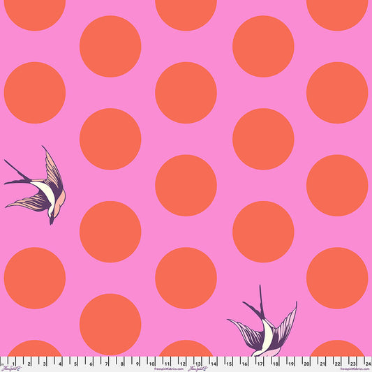 QBTP018.HONEY Free Fall HONEY 108 IN BACKING by Tula Pink for Free Spirit SOLD BY THE YARD