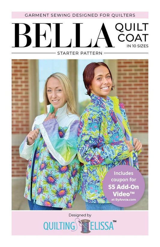 Bella Quilt Coat Starter Pattern Designed by Quilting Elissa for By Annie