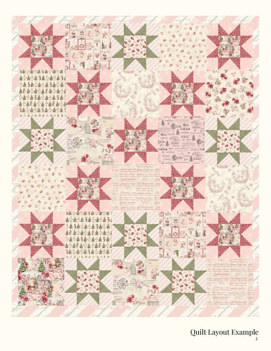Magic Stars Quilt Pattern Digital PDF Download