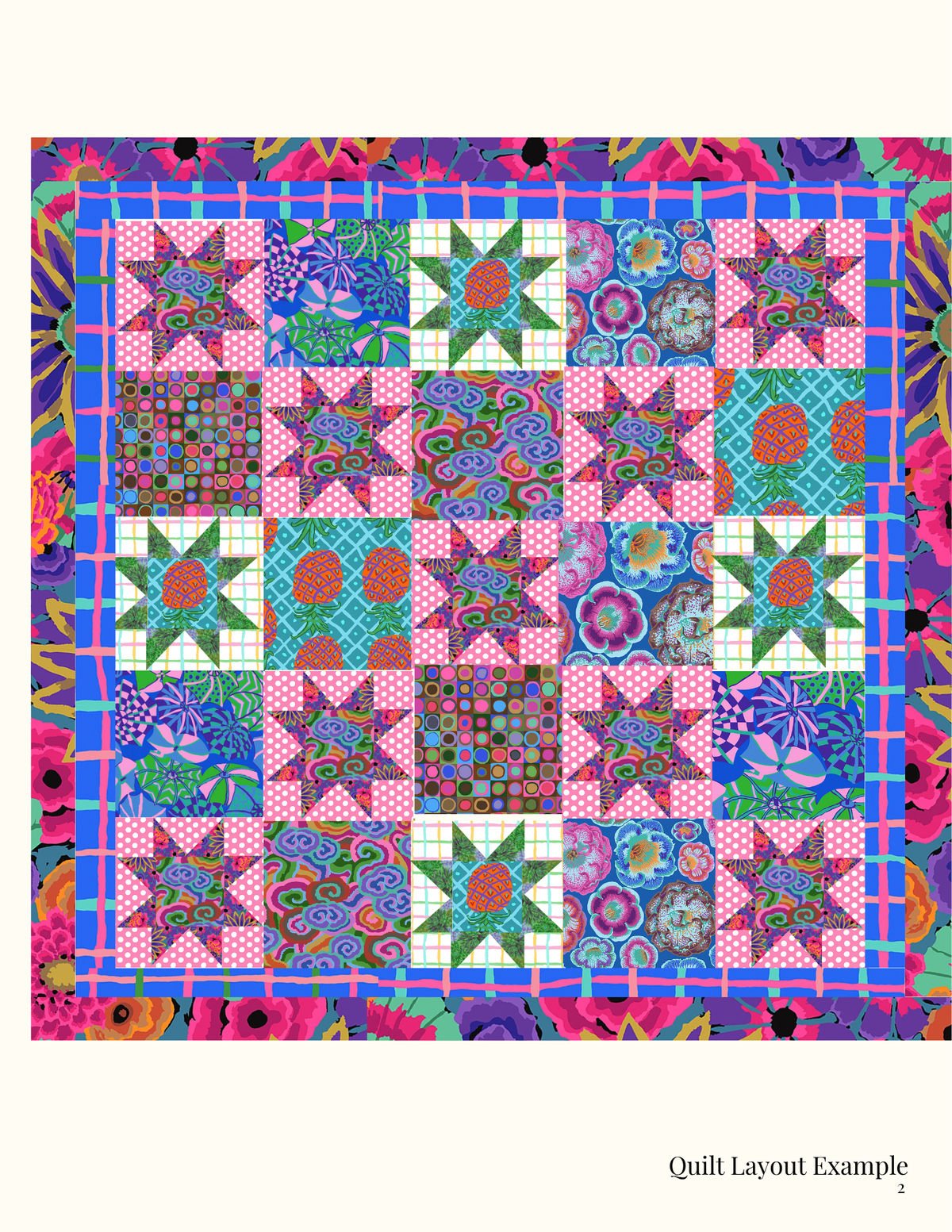 Magic Stars Kaffe Fassett Collective 2026 Edition Quilt Pattern Digital PDF Download