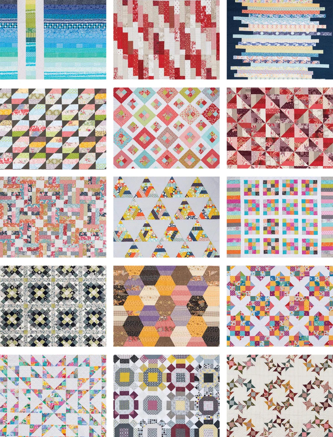 Jelly Roll Quilts in a Weekend Pattern Book R4953