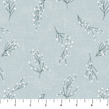 Humblebee Rayon/ FIGO Fabrics Blue Branches R91122-40