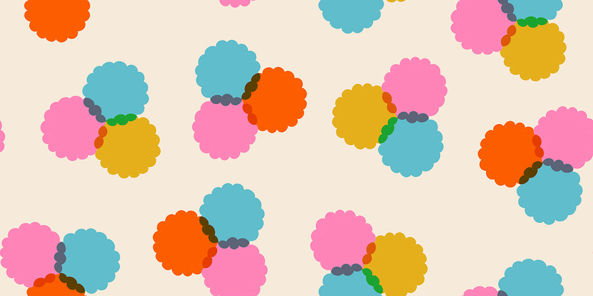 RS012211 Sparkle Mart Natural Cotton Fabric