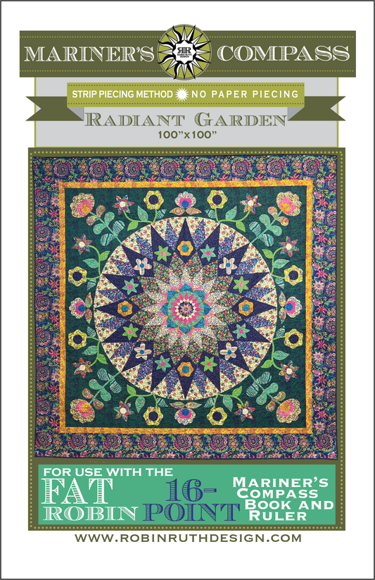 RR241 Radiant Garden Fat Robin Quilt Pattern