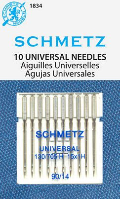 Schmetz Needles S-1834 Schmetz Universal 10pk sz14/90
