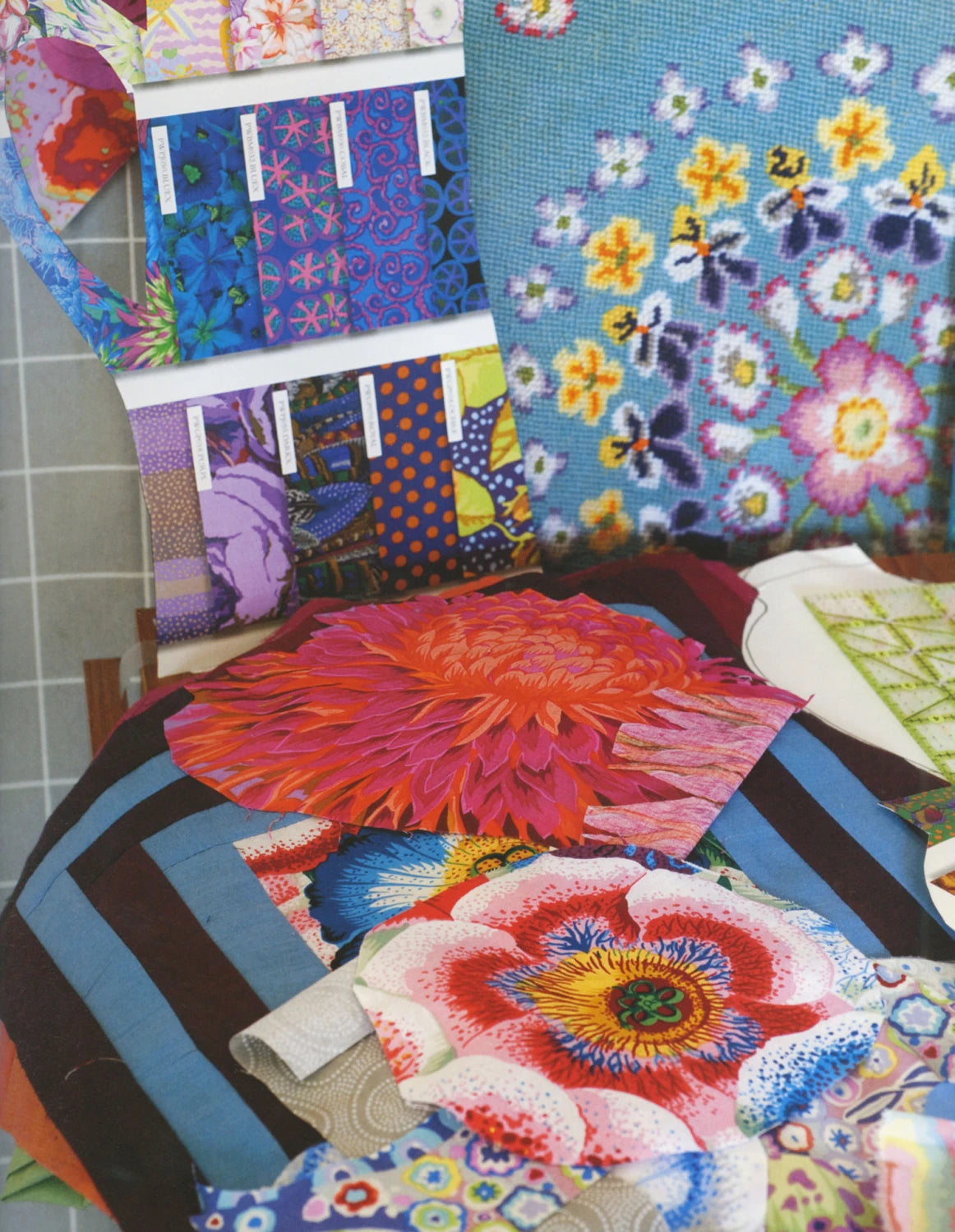 Kaffe Fassett's Bold Blooms Pattern Book # STC2236-3