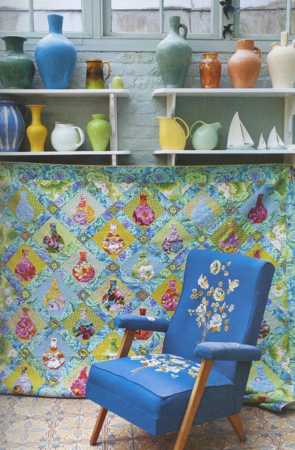 Kaffe Fassett's Bold Blooms Pattern Book # STC2236-3