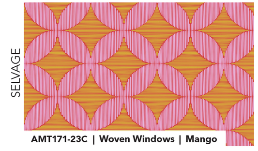 AMT171-23C Rhapsody Woven Windows Mango by Anna Maria Textiles Sold by the Half Yard