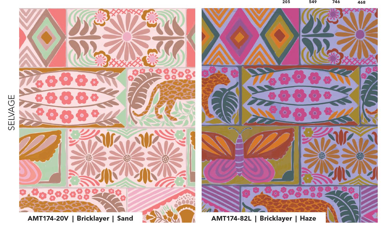 AMT174-20V Rhapsody Bricklayer Sand by Anna Maria Textiles Sold by the Half Yard