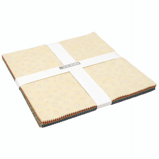 10 X 10 in LAYER CAKE STARRY BASICS by Henry Glass Fabrics