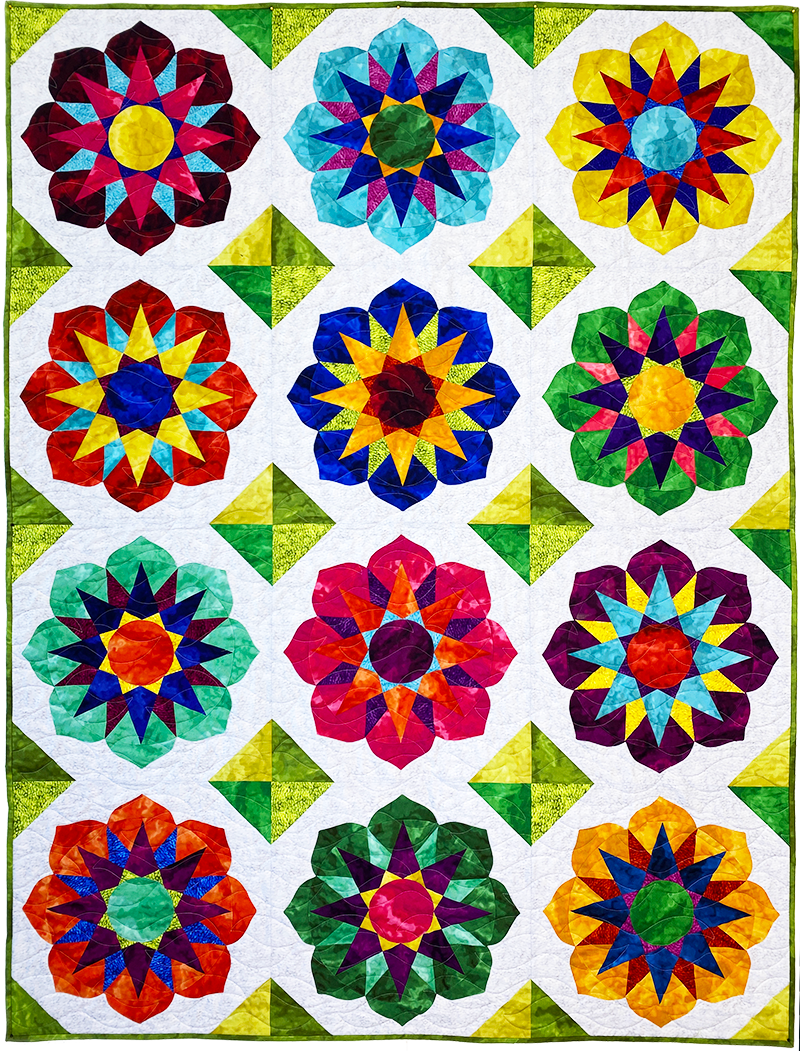 RR217 Succulent Garden Fat Robin Quilt Pattern