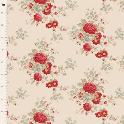 Tilda Merry Little Christmas CAROL Fabric in Cream ~PRE-ORDER~