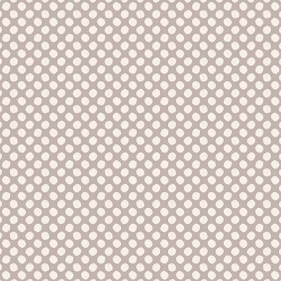 TIL130036 Tilda Basic Classics Paint Dots Grey Cotton Fabric